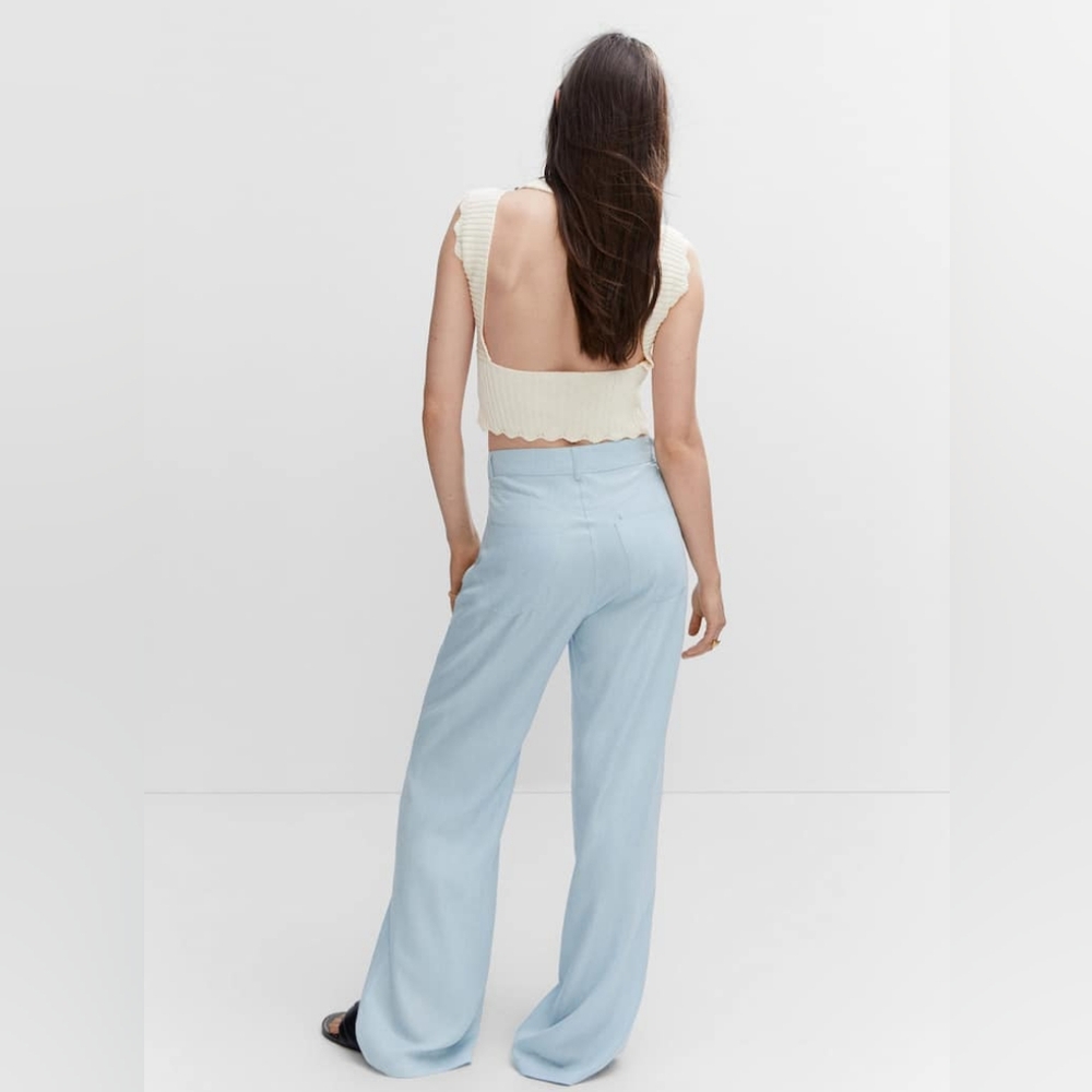 MANGO wideleg tencel - Picture 2 of 3